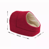 GOOPAWS Cat Cave for Cat and Warming Burrow Cat Bed, Pet Hideway Sleeping Cuddle Cave