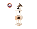 Real Wood 3 Tier Cat Tree, Armarkat Scratch furniture A5201