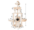 Armarkat Real Wood Spacious Thick Fur Cat Tower W Lounge