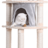 Armarkat 64" Real Wood Cat Tree W Sractch Sisal Post
