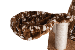 Armarkat Brown Carpet Cat Furniture, Real Wood Kitty Tower