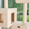 Multi-Level Real Wood Cat Tree W Two Condos, Perches A6702
