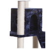 Real Wood 71" Navy Cat ClimbIng Tower Scratching Furniture