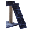 Real Wood 71" Navy Cat ClimbIng Tower Scratching Furniture