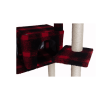 Real Wood B5008 50-Inch Classic Cat Tree With Veranda, Bench
