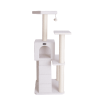 Armarkat Fleece Covered 53" High Cat tree, Real Wood B5301