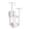 Armarkat Fleece Covered 53" High Cat tree, Real Wood B5301