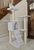 Armarkat Fleece Covered 53" High Cat tree, Real Wood B5301