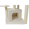 Real Wood B8201 Classic  Ivory Cat Tree Multi Levels W Ramp