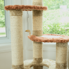 Armarkat Cat Climber, Real Wood Cat Junggle W Sisal Carpet
