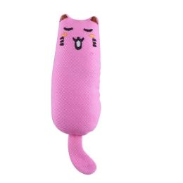 Cat Toys Cute Thumb Toy Claw Grinding Bite Resistant Teasing Cat Small Pillow Pet Relaxation Toys - Pink G246D