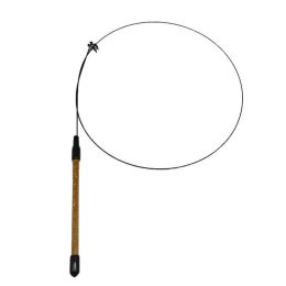 Cat supplies Simulated birds Interactive cat toys Funny feather birds and clock cat stick Kitten toys - Brown steel wire rod