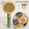 Cat Grooming Brush Pumpkin Comb For Dogs Cats Hair Remover Brush Pet Hair  Shedding Self-Cleaning Comb Dog Grooming Tools; pet grooming - LQ10018P