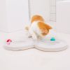 Toy cat turntable teasing cat set tunnel teasing cat stick pet supplies - Blue