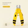 Ai Wo Cat Nail Clipper Pet Nail Knife Dog Nail Pliers Electric Nail Grinder Pet Supplies One Piece Shipping - Little Bee Nail clippers - yellow