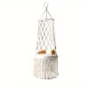1pc Hand-Woven Cat Nest Hammock Basket - Comfortable and Stylish Wall Hanging Pet Bed for Small Dogs and Cats - 40CM/15.74IN