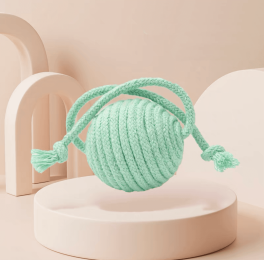 Cat Entertainment Sisal Ball Pet Toys For Pets to relieve boredom - Mint Green