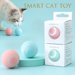 Smart Pet Toys For Dog & Cat; Automatic Rolling Ball Electric Cat Toys; Interactive Cat Ball Toys;  dog toys - Blue (1.69in)