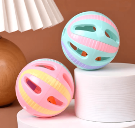 Pet Toy Ball, Cat Toy Ball, Catnip-infused Pet Entertainment Ball, Cat Play Ball, Cat Amusement Ball - Pink