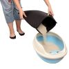 Waterproof Pet Cat Litter Mat EVA Double Layer Cat Litter Trapping Pet Litter Cat Mat Clean Pad Products For Cats Accessories - Black