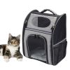 Collapsible Pet Travel Carrier Soft Sided Portable Bag - Gray - Pet Supplies