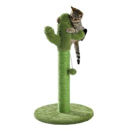 Pet Supplies Cactus Cat Tree Scratcher With Interactive Ball  - Style A - Pet entertainment