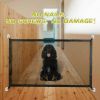 Pets Dog Cat Baby Safety Gate Mesh Fence Magic Portable Guard Net Stairs Doors - S