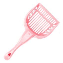Coral Cat Litter Scoop with Reinforced Comfort Handle - ACSP-004