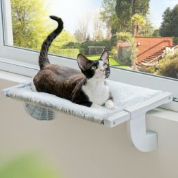 MewooFun Adjustable Cat Window Perch Hammock for Indoor Cat with 2-sided Cushion - WP083