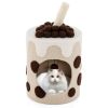Bubble Tea Cat Tree Tower with Scratching Post - Coffee