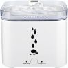 Pet Water Fountain, 93oz/2.75L Automatic Cat and Dog Water Fountain Water Dispenser Ultra-Quite Easy to Clean and Assemble - White