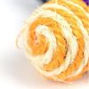 Cat Pet Sisal Rope Woven Ball Chewing Rattle Scratching Toy Interactive Scratching Chewing Toy Pet Cat Dog - 3 PCs