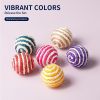 Sisal ball cat toy ball amusing cat walking toys cat scratching ball pet supplies G376A - G376A Random 3pcs