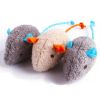 3pcs New Home Cat Toy Plush Herbal Mouse Cute Modeling Kitten Toy Universal - Random color three loading