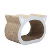 Cat scratcher cat toy corrugated cardboard cute cat head shape - cat head