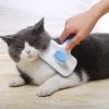 Handle Shedding Pet Dog Cat Hair Brush Grooming Trimmer Comb Self Cleaning Tool - Pin Brush