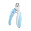 Ai Wo Pet Nail Clipper, Dog Nail Knife, Cat Nail Pliers, LED Electric Nail Grinder, and Pet Products Are Popular - Little Whale - Light blue