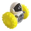 Pet supplies New pet cat balance car food leakage device Dog toy feeder - Yellow