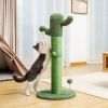 Pet Supplies Cactus Cat Tree Scratcher With Interactive Ball  - Style C - Pet entertainment