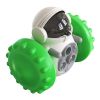 Pet supplies New pet cat balance car food leakage device Dog toy feeder - Green