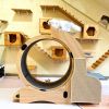 Cat Sports Running Wheel, Cats Wheel Wood Climbing Frame, Cat Litter Fitness Wheel, Oversized Roller Cat Indoor Activity Center,Large(Right) - as Pic