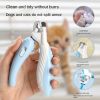 Ai Wo Pet Nail Clipper, Dog Nail Knife, Cat Nail Pliers, LED Electric Nail Grinder, and Pet Products Are Popular - Little Whale - Light blue