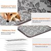 Pet Heating Pad Dog Cat Electric Heating Mat Waterproof Adjustable Warming Blanket - Grey