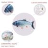Electric Flipping Fish Toy for Cats - Gray