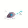 Cat Toys Plush Simulation Mouse Shaped Toy For Cats Kitten Interactive Toy Pet Supplies Pet Toy - Color Mixed