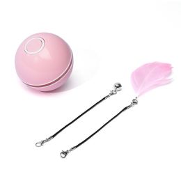 LED Laser Electronic Rolling Pet Funny Cat Toy Ball - PinkRecharge