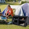 Double Compartment Pet Carrier with 2 Removable Hammocks - Black