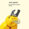 Ai Wo Cat Nail Clipper Pet Nail Knife Dog Nail Pliers Electric Nail Grinder Pet Supplies One Piece Shipping - Little Bee Nail clippers - yellow