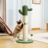 Pet Supplies Cactus Cat Tree Scratcher With Interactive Ball  - Style B - Pet entertainment