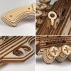Robotime ROKR 3D Wooden Puzzle Games Shotgun Model Building Kits Toys for Children Drop Shipping - LQ501 Shotgun